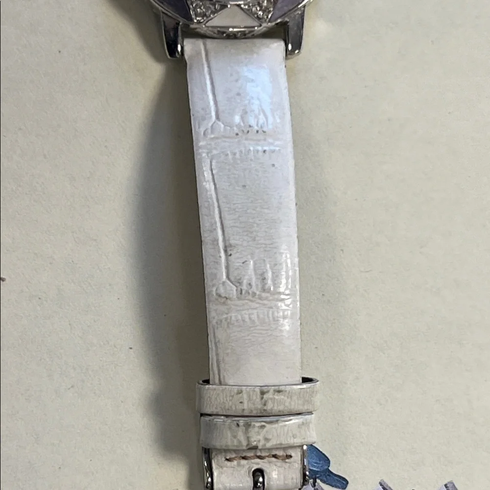 Vintage Marcel DruckerChic White and Silver Women's Watch